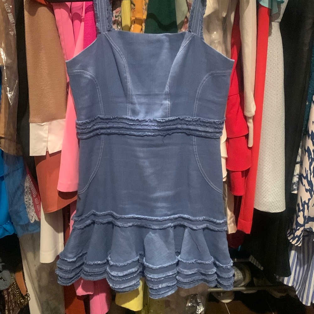 Alexis denim dress size small